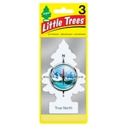 Little Trees Auto Air Freshener, Hanging Card, True North Fragrance, 3 Pack