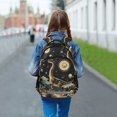 thumbnail image 6 of FORMRS Kids School Backpack Elementary Student Unisex Travel Bookbag with Reflective Stripes, Black Dinosaur, 6 of 7