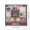 thumbnail image 3 of USA 250th Anniversary Cross Stitch Kit, 1776-2026 Patriotic Printed Cross Stitch for Beginners, DIY Handmade Decor for Craft Lovers, 3 of 7
