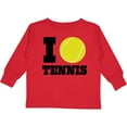 thumbnail image 3 of Inktastic Tennis Boys or Girls Long Sleeve Toddler T-Shirt, 3 of 5