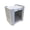 Light Gray, variant on Mirapet Compact Two-Level Cat Condo with Elevated Bed and Two Washable 1-Inch Foam Pads, Light Gray