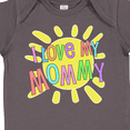 thumbnail image 4 of Inktastic I Love My Mommy Sun and Rainbow Letters Boys or Girls Baby Bodysuit, 4 of 5