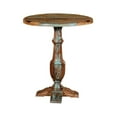 thumbnail image 4 of Moti Trinidad Hand-Crafted Coastal Solid Wood Bar Chair in Multi-Color, 4 of 6