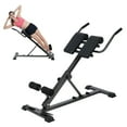 thumbnail image 2 of Queroig Roman Chair, Back Extension Bench, Hyperextension Roman Chair, Abdominal Exercise, Waist Extension Workout, Buttocks Machine, Sit Up Gym Bench Home Men Women Full Body, 2 of 7