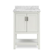 Design Element Affinity 25" Single Sink Bathroom Vanity in White