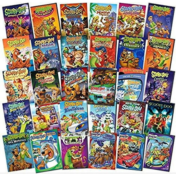 Ultimate Scooby Doo Megaset 30 Dvd Collection Scooby Doo The Movie 1 2 Wrestlemania Mystery Harlem Globtrotters Samurai Sword Mystery Map Big Top Lego Scooby Doo What S New Scooby Doo Much More Walmart Com Walmart Com
