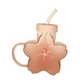 thumbnail image 4 of Taza de flores con tapa, regalo de cumpleaños, tazas de té, reutilizable, portátil, elegante, de cristal, con forma de para el hogar, Macarena Taza de café, 4 of 8
