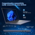 thumbnail image 7 of 15.6" IPS FHD-Laptop, Intel Pentium Quad Core N100 16GB RAM 1TB SSD (Beat to i3-1115G4 Up to 3.4GHz) with Backlit Keyboard Fingerprint Windows 11-Blue, 7 of 7