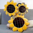 thumbnail image 3 of Almohada de girasol creativa, cojín de flores versátil súper suave para sala de estar, dormitorio, decoración del hogar Hy, 3 of 5