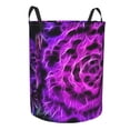 thumbnail image 2 of LNWH Laundry Basket, Chaotic Creative Neon Signs Pattern Foldable Laundry Hamper With Handles Waterproof, Medium, 2 of 8