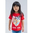 thumbnail image 2 of Camiseta Bluey Bingo Toddler Boys roja 5T 100% algodón, 2 of 4