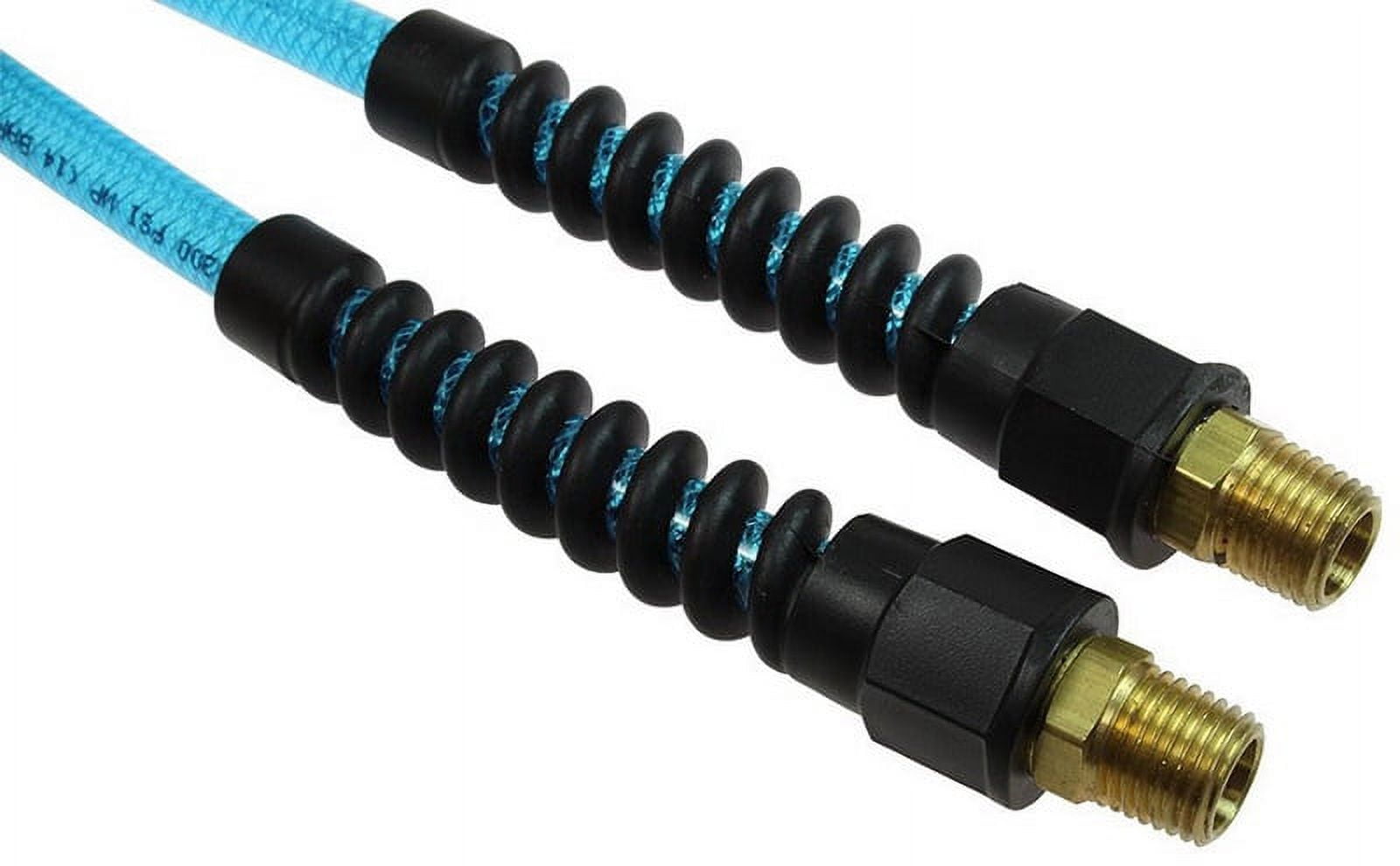 Acme Automotive Flexeel Polyurethane, Blue 3/8in x 25ft Air Hose 1/4 in Air Inlet