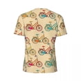 thumbnail image 6 of T Shirt For Men Vintage Bicycles Sports T-Shirt Summer Colorful Print Vintage T-Shirts Hippie Tee Sh, 6 of 7