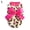 Pink Leopard, variant on SPRING PARK Cartoon Small Dog Warm Winter Leopard Bowknot Fleece Clothes Pet Puppy Cute Vest Dog Cat Apparel