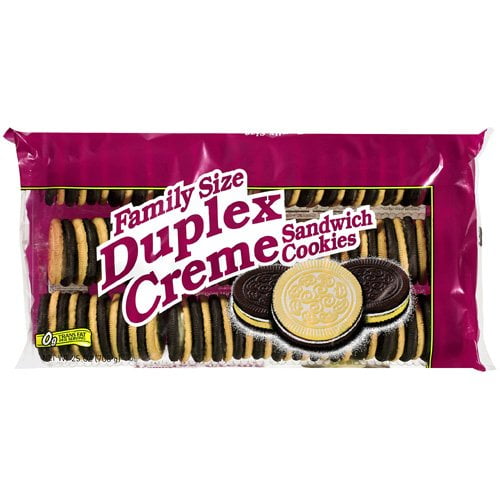Great Value Family Size Duplex Cr??Me Sandwich Cookies, 25 Oz