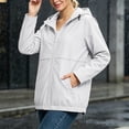thumbnail image 2 of Unir Casual Snap Front Windbreaker Jacket for Women, Stand Collar, Durable Nylon Everyday Outerwear with Pockets, 1 Piece, S-XXL, Plus Size Friendly, 2 of 6