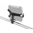 thumbnail image 1 of ScanStrut Support pour Tablette/lecteur RLS-508-402; ROKK Mini; pour Tablettes de 5 à 8-1/4 Pouces de Largeur; Base Rail; Se Monte sur Rail de 3/4 à 1-1/4 Pouces; Noir/blanc, 1 of 3