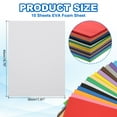 thumbnail image 2 of Uxcell 10Pcs White EVA Foam Sheets, 15.7 x 11.8 Inches 1mm Thick Foam Sheets for Crafts, 2 of 6