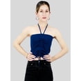 thumbnail image 4 of Set De 2 Blusas De Tirante Para Mujer Crop Top Stretch Canal UNITALLA, 4 of 5