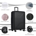thumbnail image 2 of 3 Piece Luggage Set, Travel Suitcase with Double Spinner 8 Wheels and TSA Lock, 20" 24" 28" 3 Sizes Silent Running Lightweight Hardshell Suitcase, 2 of 8