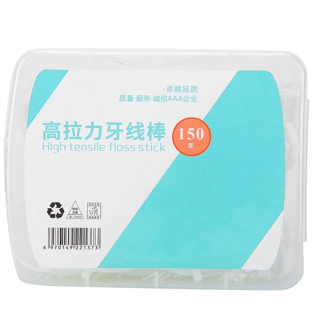 FLOSS 150 piezas Portes de Dientes Portátiles Manchas de Manchas flosa Desechable Hierna Stick Herramienta de Cuidado Oral