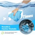 thumbnail image 5 of Microfiber Cleaning Cloth 220GSM, Pack of 10, Size:12" x 12", Ultra-Soft, High-Density Non-Abrasive Cleaning Towels for Cars, Glass, Kitchen, Reusable Rags,, 5 of 6