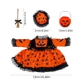 thumbnail image 3 of AZXY Halloween Goose Outfit, Fits 23" Porch Goose Statue, Goose Clothing & Goose Cloth, Gothic Goose Clothes Dress for Cement Plastic Lawn Goose, Outdoor Halloween Decor for Porch Yard Lawn Garden, 3 of 8