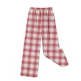 thumbnail image 4 of JJHGVB Flannel Pajama Pants Women Plaid Pajama Pants Lounge Pants Womens Men's Fuzzy Pajama Pants Women's Flannel Pajama Pants Fleece Pajama Pants for Woman Pink M, 4 of 5