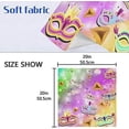 thumbnail image 7 of Coolnut Mardi Gras Cloth Napkins Set of 1, Oversized Washable Reusable Polyester Dinner Table Napkins for Family, Restaurant, Party Decor, 20 x 20 Inch, 7 of 7