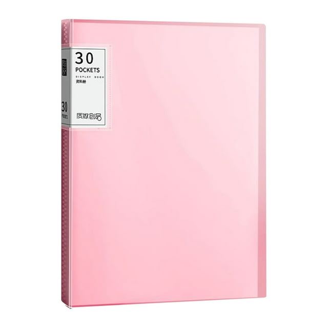 Trendy Tool Kit for Home, Presentation Book with Plastic Sleeves 60 Pockets Portfolio Folder Display Book with Sheet Protectors for School