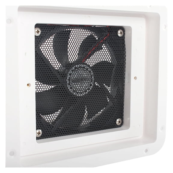 12V 4W Fridge Vent with Fan for RV Trailer Caravan Side Air strong wind exhaust Automobile Accessories Car Styling Camper ,RV Universal Fit