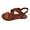 Brown, variant on Xunlbb Clearance, Women's New Summer Elasticated Roman Beach Shoes Open-toed Flat Sandals