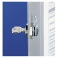 thumbnail image 2 of DURABLE Locking Key Cabinet, 72-Key, Brushed Aluminum in Silver, 11.75 x 4.63 x 15.75, 2 of 9