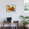 thumbnail image 3 of Art.com Landscape Painting of Beautiful Autumn Forest with Sunlight Art Print by Tithi Luadthong, Black Frame Wall Art, 29" x 21", 3 of 5