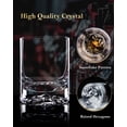 thumbnail image 2 of Juego de 2 vasos para whisky JBHO Double Old Fashioned de 355 ml, 2 of 9