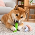 thumbnail image 6 of Kiddiway Indestructible Dog Toys for Chewers - Cucumber Shape Chew Toy, Tough Bite-Resistant Design for Aggressive Chewers, Great for Teething Puppies and Active Dogs, Perfect for Fetch ,Pink, 6 of 6