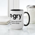 thumbnail image 4 of CafePress - Hangry Definition - 15 oz Ceramic Large White Novelty Mug, 4 of 4