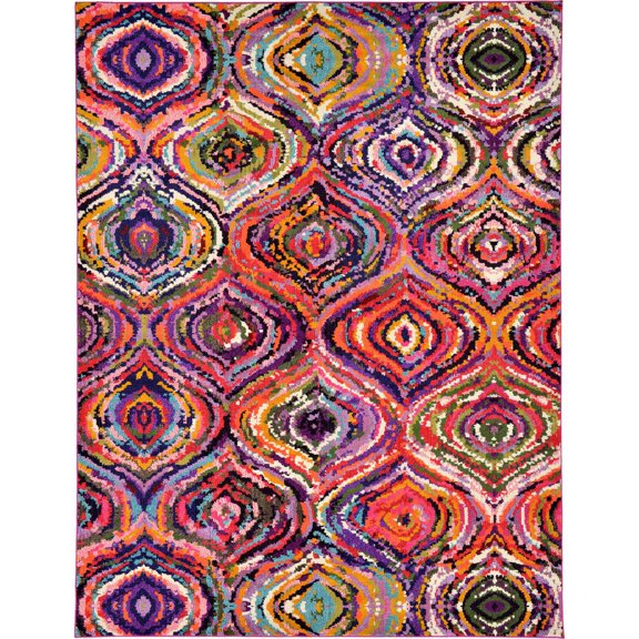 Unique Loom Magnolia Estrella Rug, Multi (9' 0 x 12' 0)
