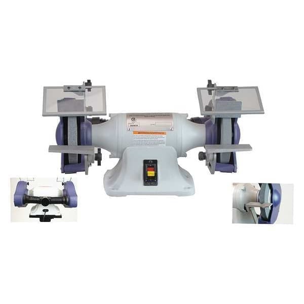 dayton bench grinder,120/240v,1/2 hp,6" dia. 38uk59