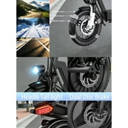 Electric Scooter Adults with Seat, 48V 17.5AH Foldable Escooter 14 Tires 1200W Peak Motor 25MPH 35Miles Long Range and Disc Brake 350lbs Max Load Dual Shock Suspension Wide Deck Rear Box