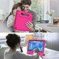 thumbnail image 5 of SUPNICE Kids Case for Walmart Onn 10.4 Inch Tablet Pro 2023 (Model: 100110603), Lightweight Shockproof Convertible Handle Stand Case for Onn Tablet Pro 10.4",Pink, 5 of 7