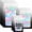 Black White, variant on 300 Pack 3Size Mylar Holographic Bags with Clear Window,Holographic