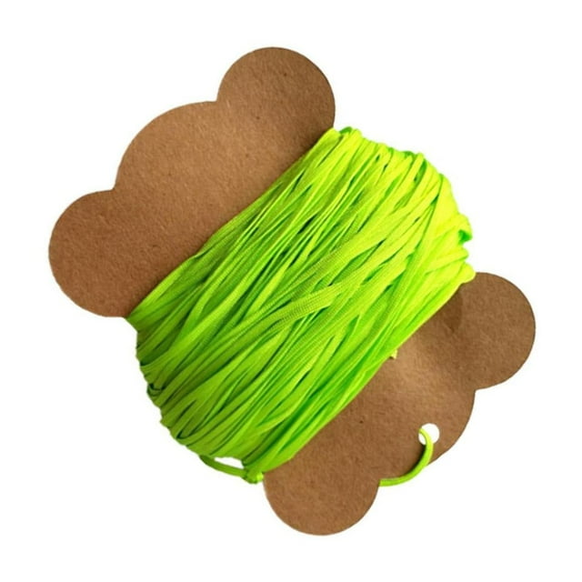 bedienty Ligne Plate Durable Haute Résistance pour Moulinet de Plongée Vert Fluorescent 30m