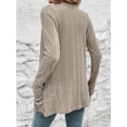 thumbnail image 5 of PTHTECHUS Womens Cardigan Open Front Sweater for Women Lightweight Knit Cardigan Long Sleeve Outerwear with Pockets, 5 of 6
