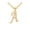 02. Gold, variant on Silver Initial Necklace for Women CZ Crystal Personalized Letter A Pendant Necklace Shiny Dainty Jewelry Gifts for Daughter Mom Girlfriend Birthday Christmas