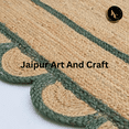 thumbnail image 5 of Jaipur Art And Craft Runner Scallop Hand Braided Jute Area Rug for Entryway (2x12 Sq ft), 5 of 5