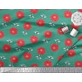 thumbnail image 3 of Soimoi Rayon Crepe Fabric Floral & Bee Insects Fabric Prints by Yard 46 Inch Wide, 3 of 3