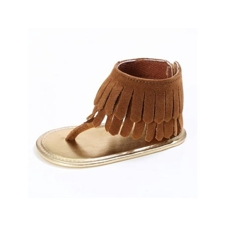 Summer Baby Girl Tassel Sandal Shoes Anti-slip
