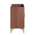 thumbnail image 2 of Modway Daylight 36" Solid Mango Wood Bathroom Vanity Cabinet in Walnut, 2 of 7
