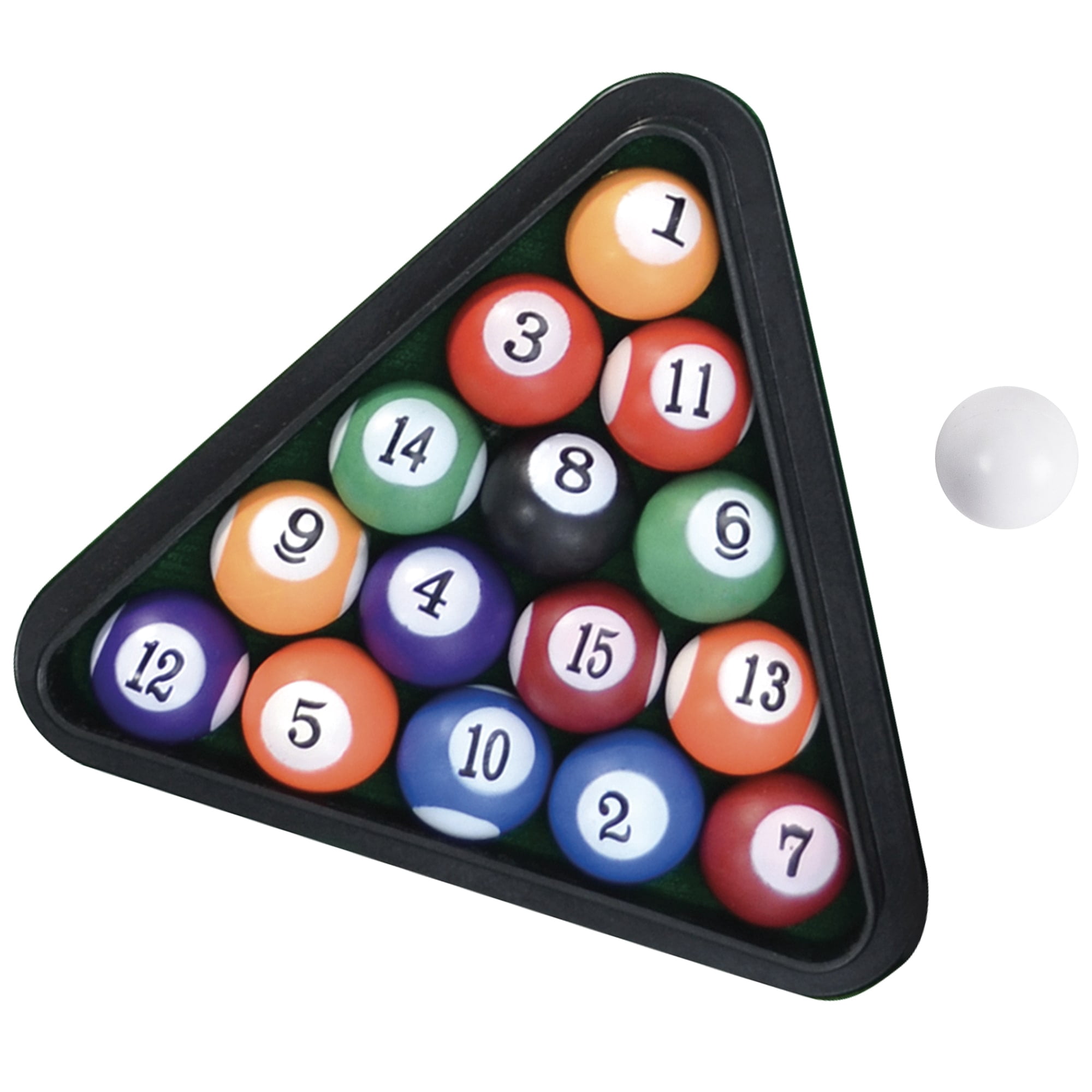Ambassador Games: Tabletop Pool - 20" - Compact Traditional Billiards Arcade Game, Quality Wood, Mini Classic Game Set, Adults & Kids 3+, 2 Player